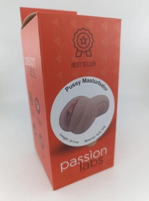 Мастурбатор № 05 «Вагина», реалистичный, из термопластичного эластомера, супермягкий, коричневый