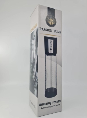 Электрический вакуумный насос для увеличения пениса, 3 режима давления, Passion Pump Vacuum, черный.