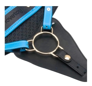 Страпон с реалистичным вибратором 20 см, 10 режимов вибрации, размер ремня L/XL/2XL