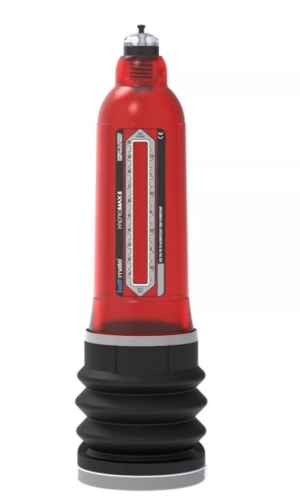 Вакуумная помпа для увеличения пениса Bathmate HYDROMAX8, красный.