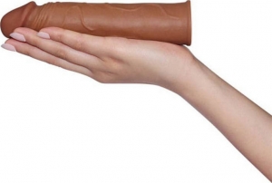 Удлиняющая насадка для пениса PleasureX Tender Natural 17 cм