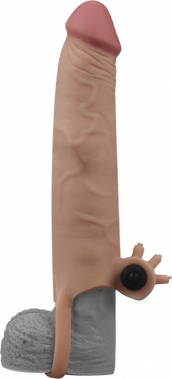 Pleasure X-Tender Вибрирующая насадка для пениса №5